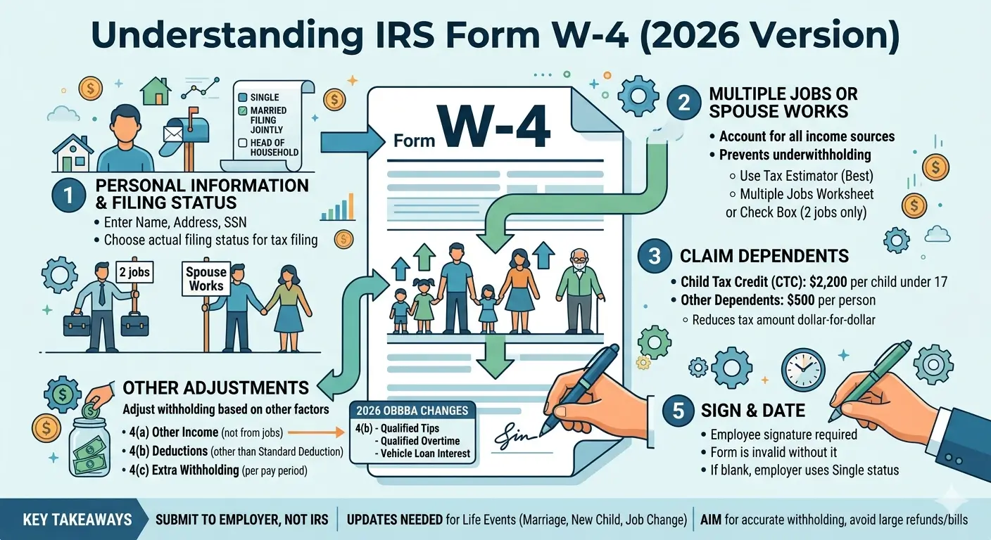 What Is a W-4 — Understanding IRS Form W-4 Employee's Withholding Certificate