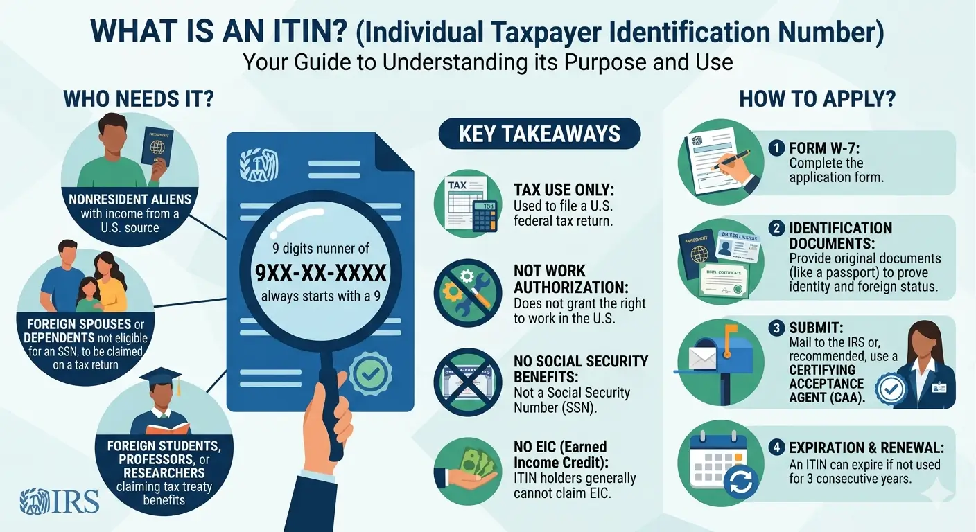 IRS ITIN Form W-7 and Certifying Acceptance Agent explained by an Enrolled Agent
