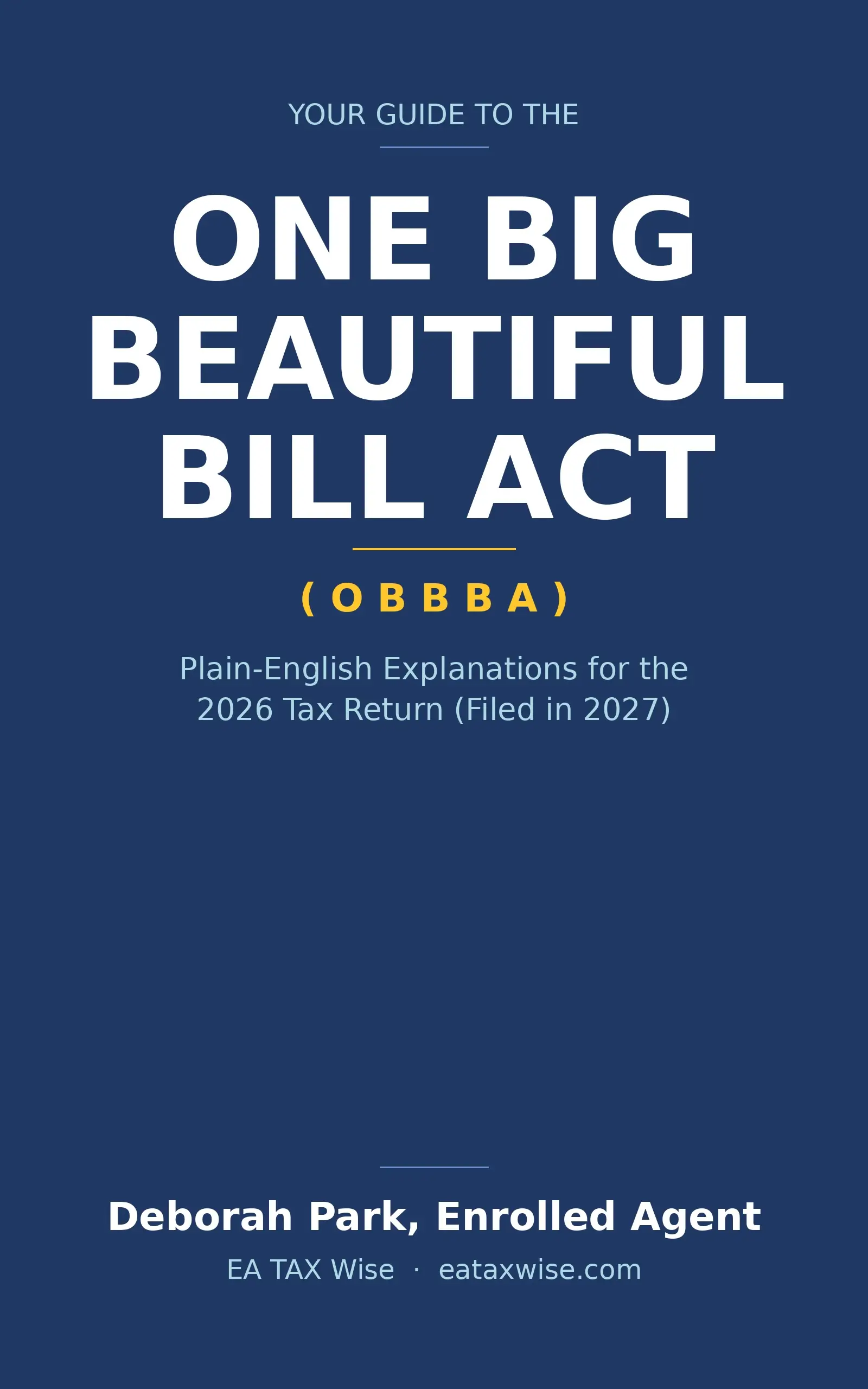 Your OBBBA Tax Guide book cover