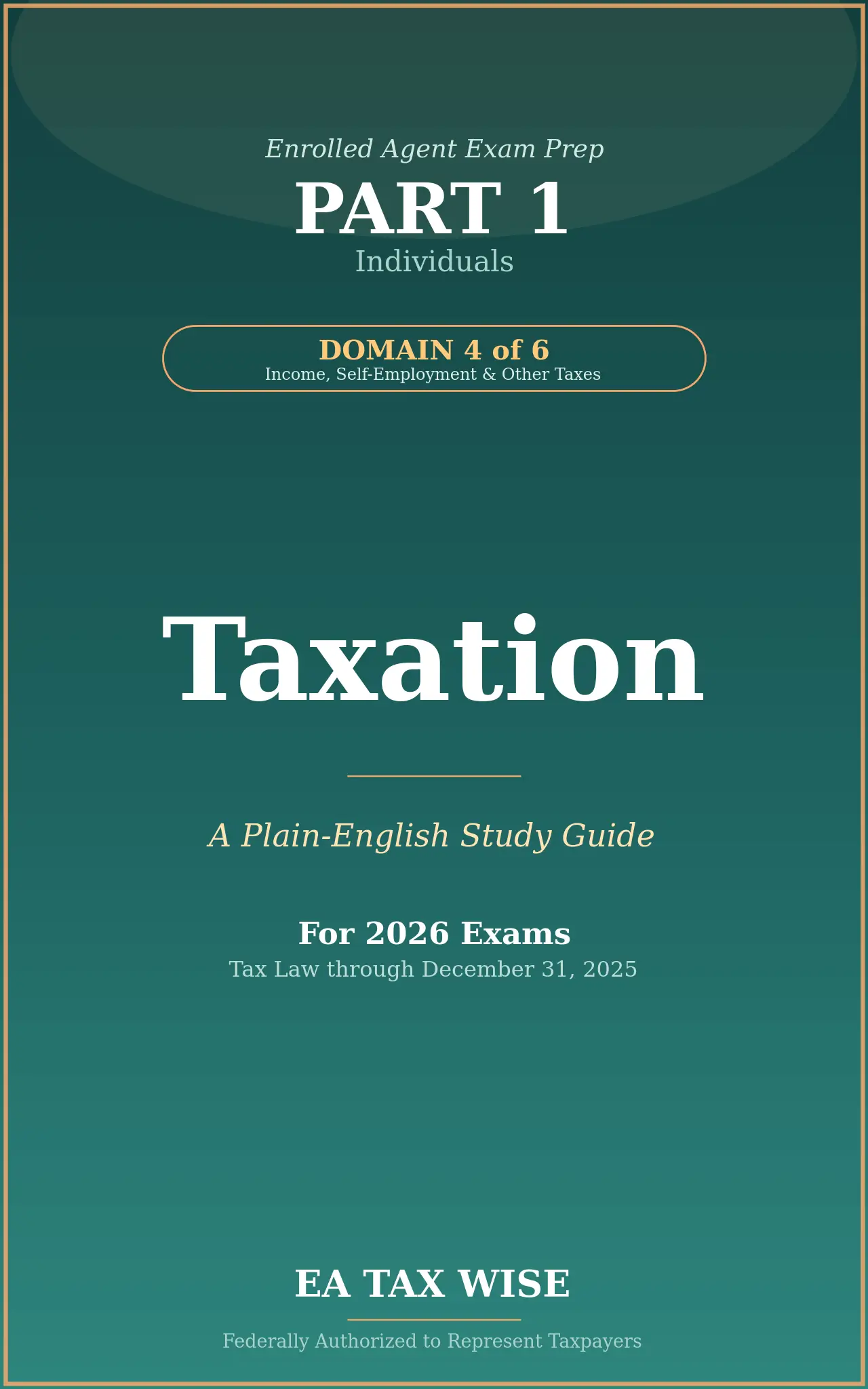 Taxation — Part 1, Domain 4 book cover
